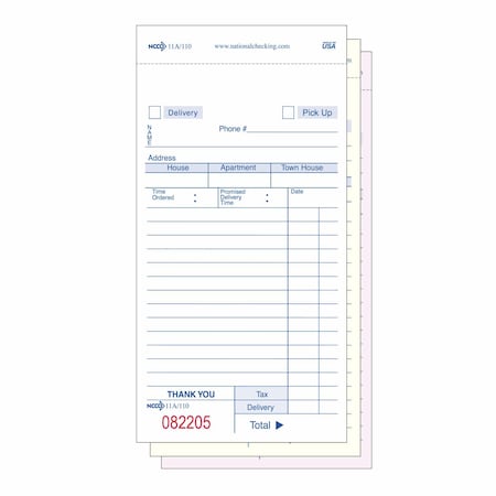 Ncc No Carb 14 Line Delivery Form 3Pt, PK2500 11A-SP