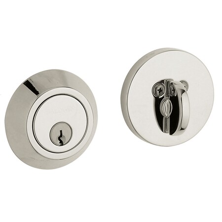 Baldwin Estate Lifetime Bright Nickel Deadbolts 8241.055
