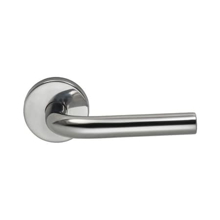 Omnia Stainless 11 Lever Pass 2-3/4" BS Full Lip 1-3/4" Door Bright SS 11/00CF.PA32