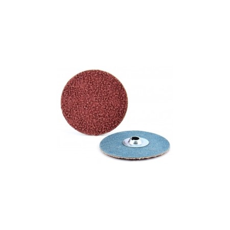 Arc Abrasives 2" Type S Aluminum Oxide, Compact Grain Quick-Lok Disc, 120 Grit 31456-5