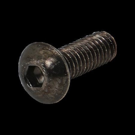 80/20 M4-0.70 Socket Head Cap Screw, Button, Black Oxide Steel, 12 mm Length 11-4312