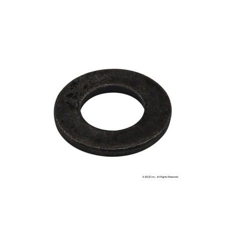 80/20 Flat Washer, For Screw Size M5 , Steel Zinc Plated Finish 11-6040