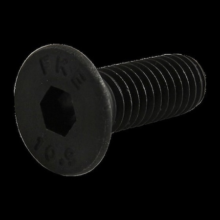 80/20 M10-1.50 Socket Head Cap Screw, Flat, Black Oxide Steel, 18 mm Length 11-6718