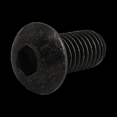 80/20 M10-1.50 Socket Head Cap Screw, Button, Black Oxide Steel, 16 mm Length 11-8316