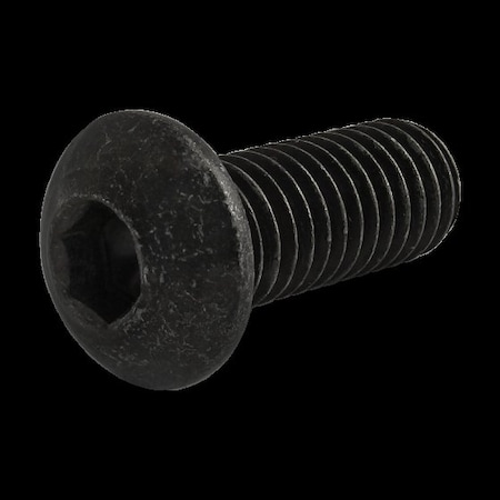 80/20 M8-1.25 Socket Head Cap Screw, Button, Black Oxide Steel, 20 mm Length 11-8320