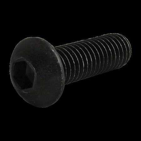 80/20 M8-1.25 Socket Head Cap Screw, Button, Black Oxide Steel, 25 mm Length 11-8325