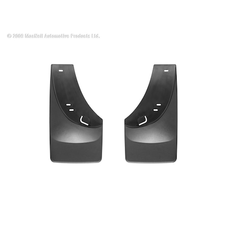 Weathertech No Drill Mud Flaps, Black, 120005 120005