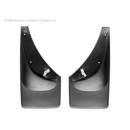 Weathertech No Drill Mud Flaps, Black, 120006 120006