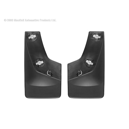 Weathertech No Drill Mud Flaps, Black, 120010 120010
