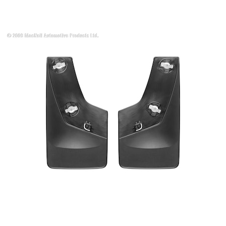Weathertech No Drill Mud Flaps, Black, 120011 120011