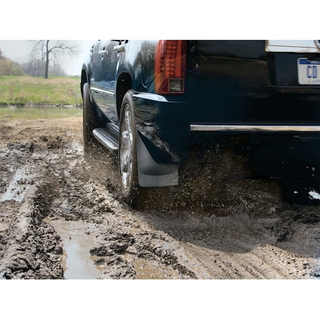 Weathertech No Drill Mud Flaps, Black, 120020 120020