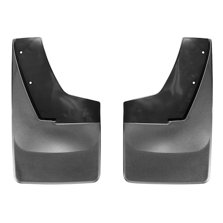 Weathertech No Drill Mud Flaps, Black, 120038, Molded Plastic, Black 120038