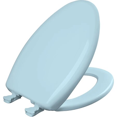 Bemis Elg Cfwc E2 Sta Plst St Dresden Blue With Cover, Plastic, Elongated, Dresden Blue 7B1200SLOWT 464