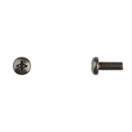 Disco Blk License Plate Screws 6-1.00x16mm Phllp Pan Head PK50 12011PK
