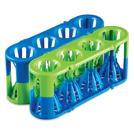 Heathrow Scientific Adaptable Multi-Tube Rack, Blu/Grn, PK2 120184