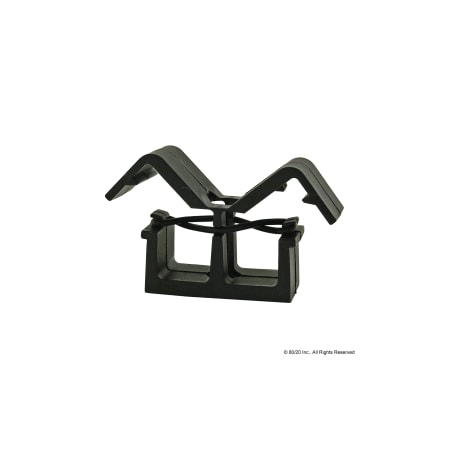 80/20 Cable/Tube Clip Tab10 Nylon Blk 12027