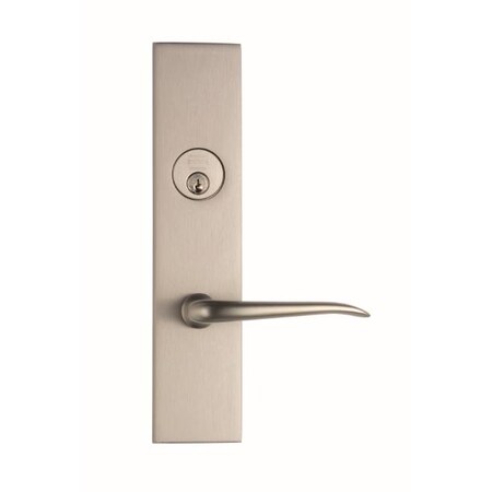 Omnia LH Panic Proof ENT 234BS Mort Stnls 42 LVR 12000 Plate Satin Nickel 12042F00L15