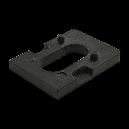 80/20 Panel Mount Block Spacer 3mm Nylon Blk 12053