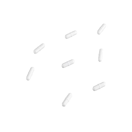 Heathrow Scientific Magnetic Stir Bar, PTFE, 35x9mm, White, PK10 120552