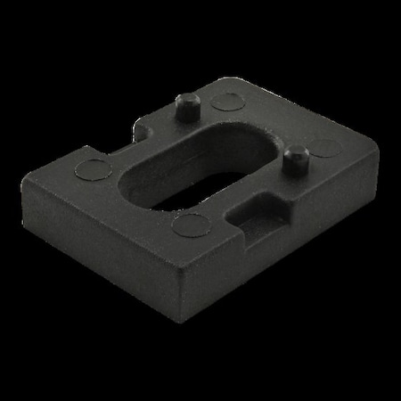 80/20 Panel Mount Block Spacer 5mm Nylon Blk 12055
