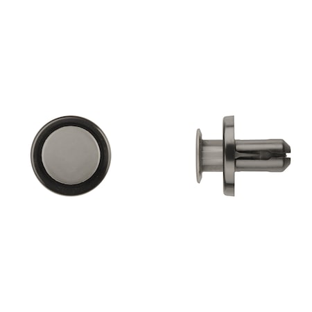 Disco Blk Nyln Push Type Retainer 9mm Hole Size 15mm Stem L PK10 12074PK