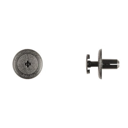 Disco Blk Nyln Phllp Screw Ret 7mm Hole Size 11mm Stem L PK15 12078PK