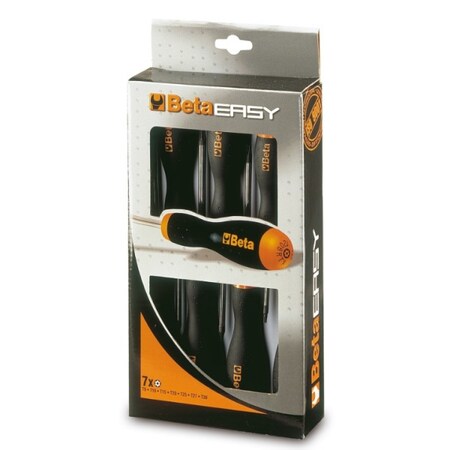 Beta Screwdriver Set, 7 pcs. T9, T10, T15, T20, T25, T27, T30 Round 012080207