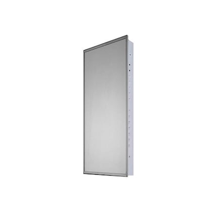 Ketcham 13" x 36" Euroline Flush Mounted SS Framed Medicine Cabinet 121