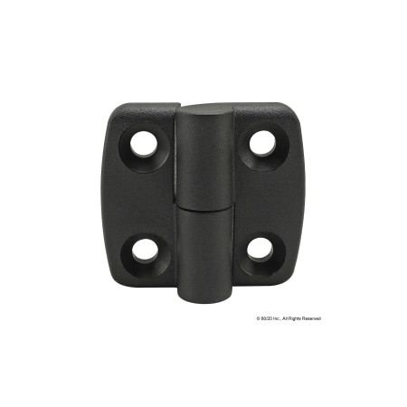 80/20 Lift-Off Hinge Left Notab Nylon Blk 12101