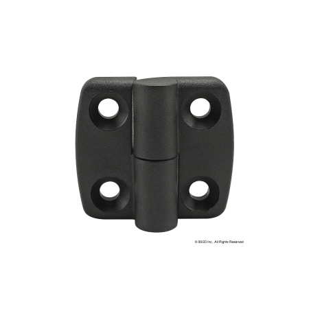 80/20 Lift-Off Hinge Left Tab6 Nylon Blk 12102