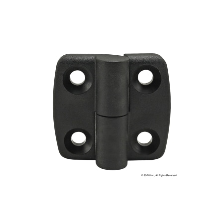 80/20 Lift-Off Hinge Right Tab6 Nylon Blk 12105