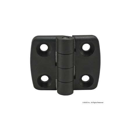 80/20 Standard Hinge Notab Nylon Blk 12107
