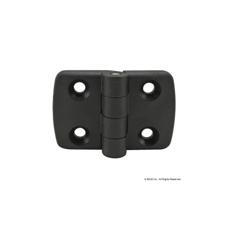 80/20 Standard Hinge Notab Nylon Blk 12116