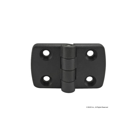 80/20 Standard Hinge Notab Nylon Blk 12125