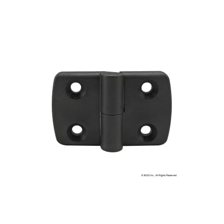 80/20 Lift-Off Hinge Right Tab8 Nylon Blk 12132