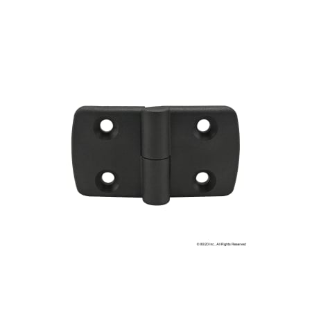 80/20 Lift-Off Hinge Left Tab10 Nylon Blk 12139