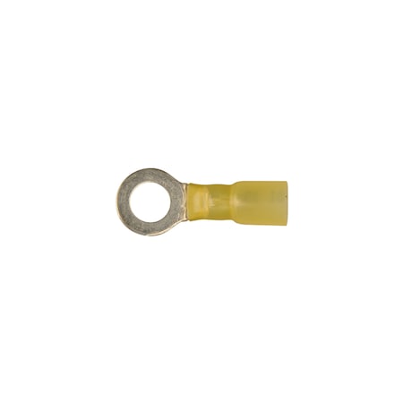 Disco Ylw Nyln Crimp Terminal 5/16"Stud/Ring Typ 12-10G Wire PK10 12145PK