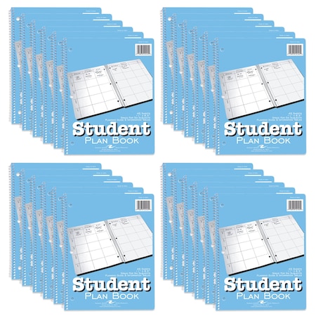 Roaring Spring Student Plan Book, 11"x8.5" Weekly, PK24 12145CS