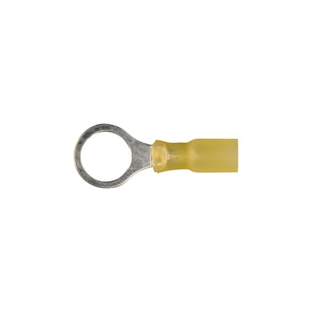 Disco Ylw Nyln Crimp Terminal 1/2"Stud/Ring Typ 12-10G Wire PK10 12147PK