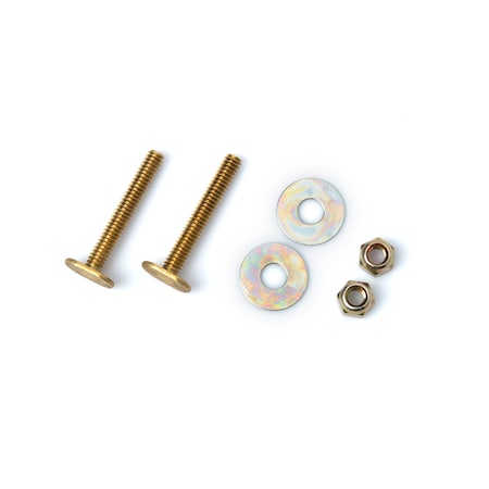 Black Swan Closet Bolts-Brass-Bagged-1/4"X1-3/4" 12160