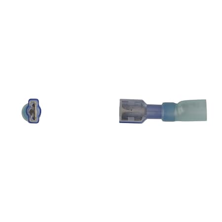 Disco Blue Nyln Crimp Wire Terminal .250Tab F/InsF/Spd 16-14G Wire PK10 12164PK
