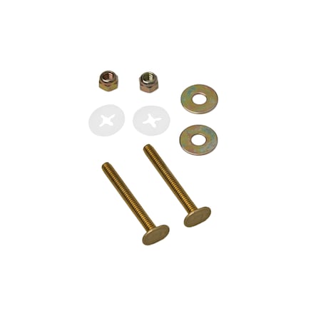 Black Swan Closet Bolts-Brass-Bagged- 1/4" X 1-3/4" 12161
