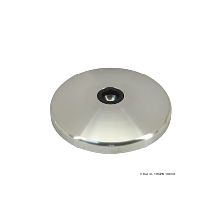 80/20 Base For Swivel Feet ss 99mm Dia 12186