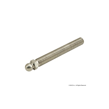 80/20 Threaded Stem For Swivel Base M16X125 ss 12204