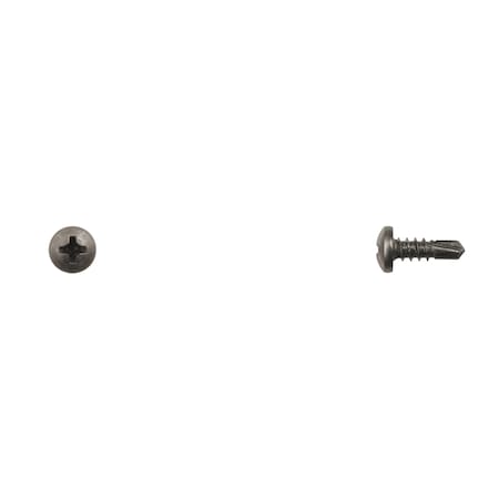 Disco Blk Finish Pan Hd Tek Screws 8X1/2" Phllp No 2 Tek Pnt PK100 12209PK