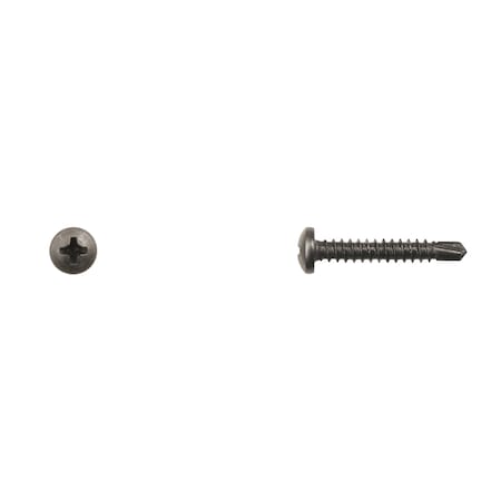 Disco Blk Finish Pan Hd Tek Screws 8X1" Phllp No 2 Tek Pnt PK50 12211PK
