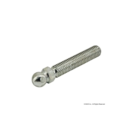80/20 Swivel Foot Threaded Stem, 1/2-13 X 2.5" 12216