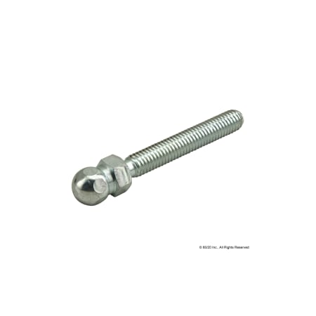 80/20 Swivel Foot Threaded Stem, 3/8-16 X 2.5" 12240