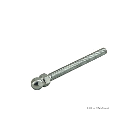 80/20 Swivel Foot Threaded Stem, 3/8-16 X 4.0" 12242