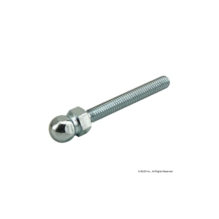80/20 Swivel Foot Threaded Stem, 5/16-18X2.5" 12248
